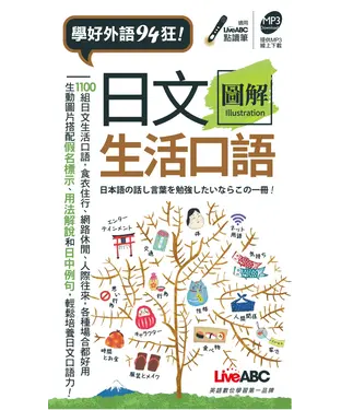 書封 日文圖解生活口語【有聲】